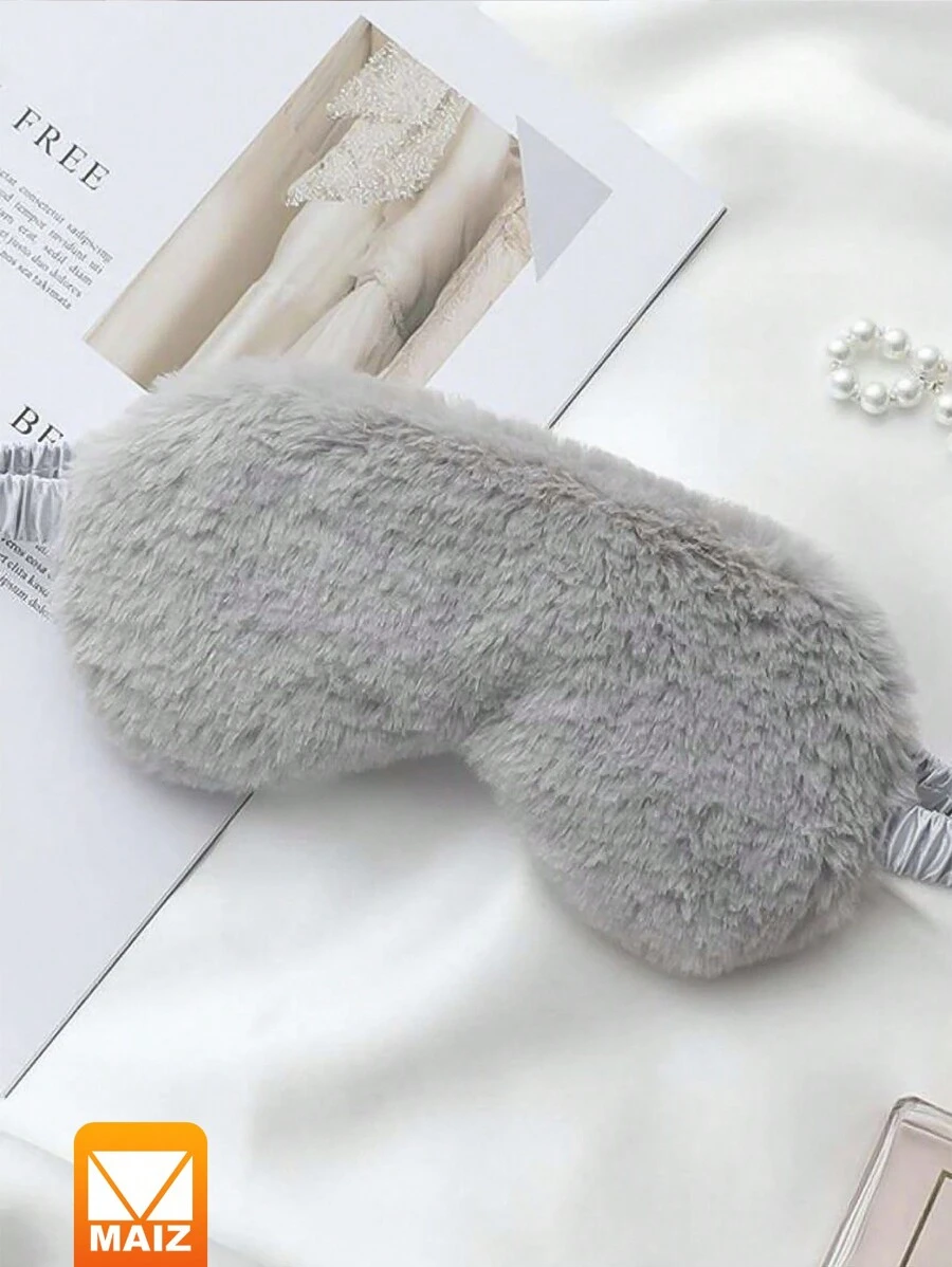 Antifaz Para Dormir De Seda Diseño Comodo Ligero Y Suave - Gris - Ver 1
