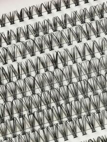 16 Lines 320 Clusters 30d+50d Eyelash Extensions Diy False Eyelashes For Natural And Fashionable 3d Effect - D - View 2