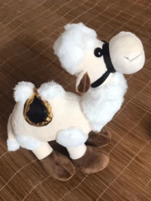 創意雙峰駝毛絨玩具 - 白色 - 查看 8