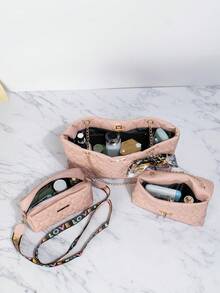 3入組粉色時尚繡線套裝 - 粉色 - 查看 5