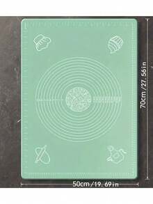 矽膠烘焙墊-大號不沾烘焙墊-矽膠墊-麵團翻滾墊-用於製作餅乾、蛋白霜餅乾等-多功能墊、枱面墊、餐墊-可重複使用、不沾鍋且易清潔 - 綠色 - 查看 6