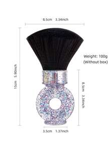 1pc White Hair Brush, Soft Bristle Hairdresser Brush, Hair Salon Cleaning Brush, Home Dust Removal Small Brush, - Multicolor - View 7