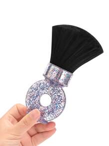 1pc White Hair Brush, Soft Bristle Hairdresser Brush, Hair Salon Cleaning Brush, Home Dust Removal Small Brush, - Multicolor - View 6