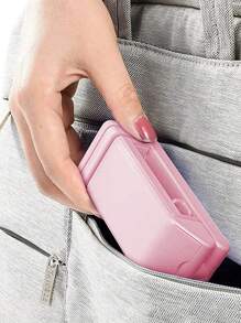 Pink 360 Degree Rotatable Multifunctional Foldable Stretchable Phone Stand - Pink - View 3