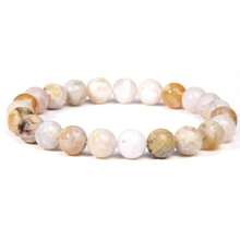 1 stuk 8 mm Prachtig Veel kleurig Steen Helende kristal Stretch Kraal Armbanden Voor mannen en vrouwen Casual Juwelen Feest