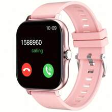 Unisex Smart Watch With Notification, Music Playback And Call Functions - Pink - View 3