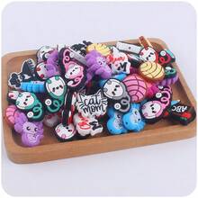 1pc New Design Silicone Beads For Children's Diy Jewelry Craft, Animal Cartoon Shaped - Grey - View 6