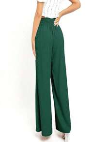 Women Pants - 軍綠色 - 查看 3