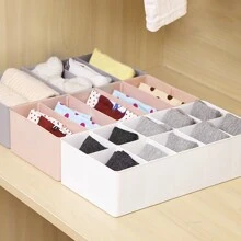 1 Miếng Ngăn Hộp trữ Với Có thể tháo rời , Đối với Hộp đựng In Vật dụng trong nhà - Hồng - Xem 4
