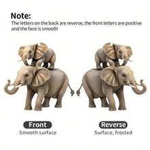 1pc Elephant Hanging Decoration, 2D Acrylic Decorative Pendants, Car Interior Rearview Mirror Decorative Pendants, Car, Bag And Keychain Accessories - Multicolor - View 3