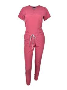 SOULMATE Lady Lotus Surgical Pajamas - Baby Pink - View 2