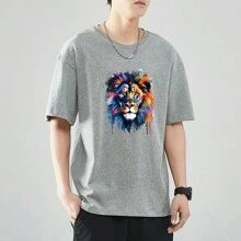 6pcs Watercolor Animal Cartoon Stickers For Clothing & Jackets Diy Decoration Embroidered Patches, Lion, Panda, Husky, Leopard, Fox Cute Pattern - 6 Pcs Mix - View 5