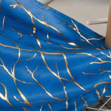 1 Miếng Ánh sáng sang trọng Gold Foil Rèm chắn - Màu xanh lam - Xem 6