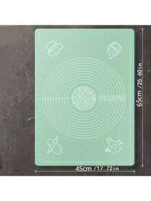 矽膠烘焙墊-大號不沾烘焙墊-矽膠墊-麵團翻滾墊-用於製作餅乾、蛋白霜餅乾等-多功能墊、枱面墊、餐墊-可重複使用、不沾鍋且易清潔 - 綠色 - 查看 5