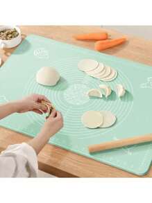 矽膠烘焙墊-大號不沾烘焙墊-矽膠墊-麵團翻滾墊-用於製作餅乾、蛋白霜餅乾等-多功能墊、枱面墊、餐墊-可重複使用、不沾鍋且易清潔 - 綠色 - 查看 1