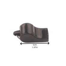 1個帶有核心的運動裁判哨,適用於籃球,足球,排球,救生員等。 - 黑色 - 查看 2