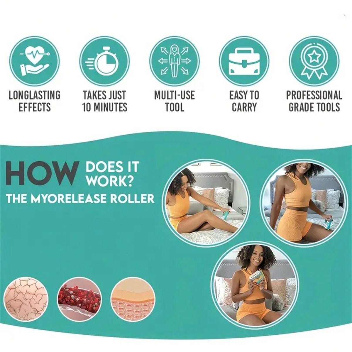 Lymphatic Massager & Scar Tissue Massager Tool Great Lymphatic