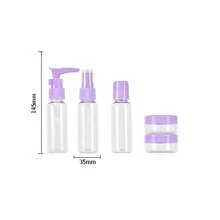 Travel Bottle Set Portable Empty Bottles For Cosmetics, Lotion, Perfume, With Spray And Pump Dispenser - Multicolor - View 5