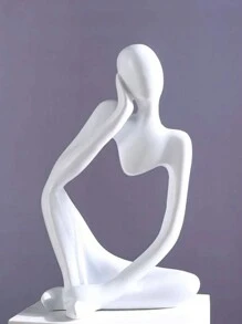 1只現代人物設計裝飾擺件,收藏品 - 白色 - 查看 5