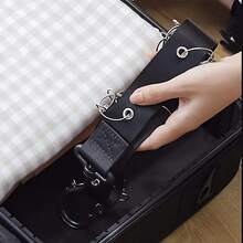 1個棒球帽掛架帶8個夾子,可放8個帽子,帽子收納掛鉤 - 黑色 - 查看 6