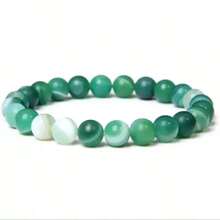1 stuk 8 mm Prachtig Veel kleurig Steen Helende kristal Stretch Kraal Armbanden Voor mannen en vrouwen Casual Juwelen Feest