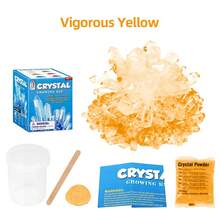 Aronclub Wish水晶種植套件-教育科學實驗玩具,diy水晶生長智力玩具 - 黃色 - 查看 1