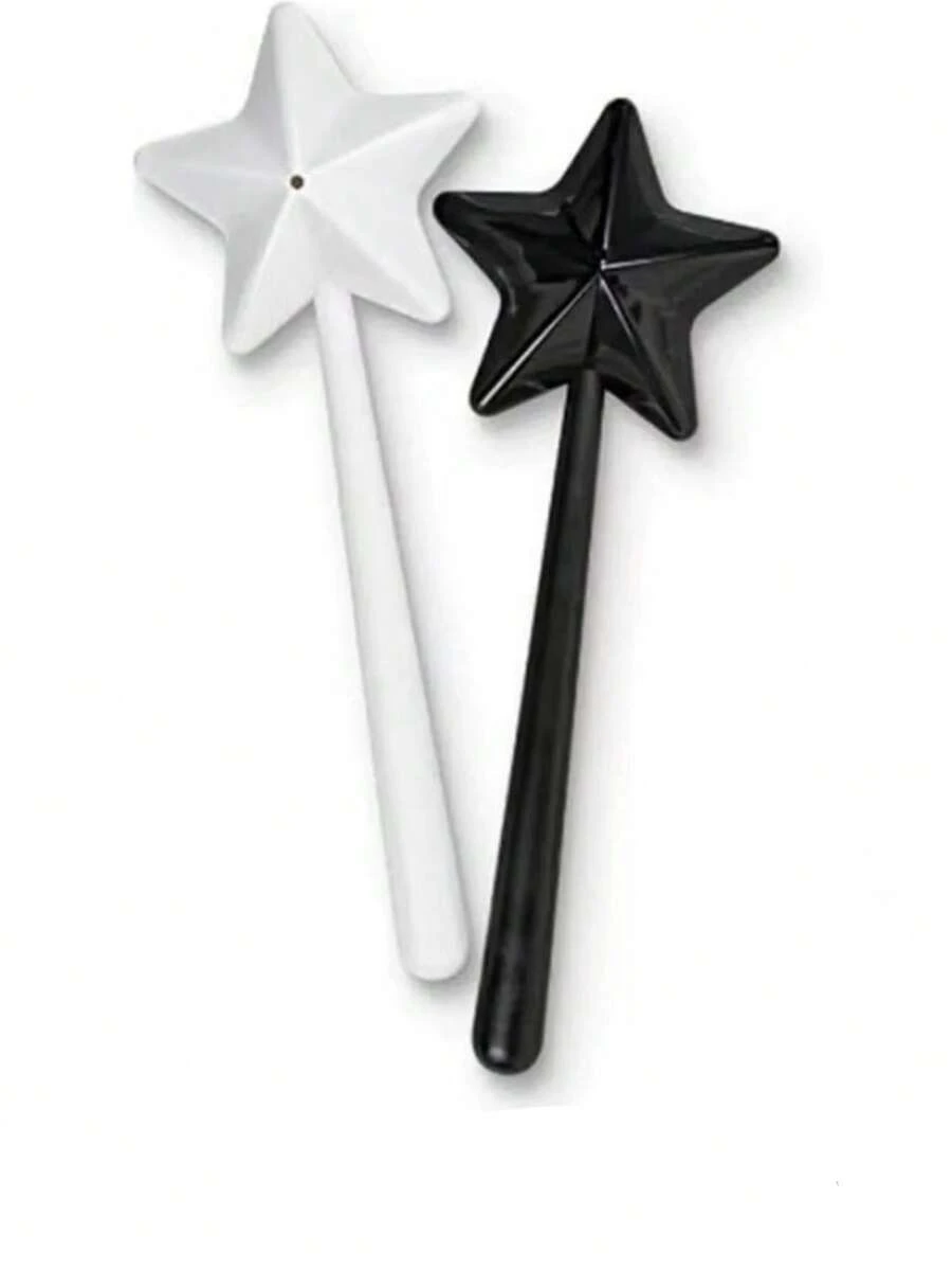 2pcs Star Shaped Pepper Mill Creative Kitchen Spice Grinder, Pepper Container - Multicolor - View 1