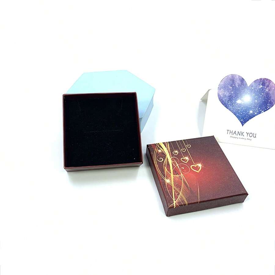 New Arrival Creative Valentine's Day High-Grade Jewelry Box For Ring, Necklace, Bracelet, And Bangle Set Gift - Pink - View 1