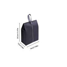 Dustproof Shoe Storage Bag Travel Portable Nylon Shoe Bag With Zipper And Water Resistant Pocket Boot Bag Shoes Case Shoe Storage Box Shoes Organizer Accessories For Travel Vacation Cruise Summer Holiday Travelling Bag Travel Stuff Essentials For College Dorm Home School Travel Organizer Drawstring Shoes Pouch Shoes Cover Dust-Proof For Men For Women Packing Cubes Travel Essential Cruise Essentials Vacation Essentials - Black - View 8