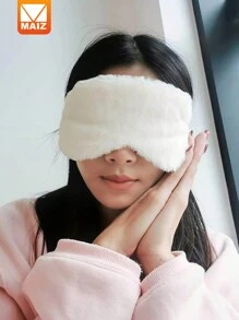 Silk Sleeping Mask Comfortable Light And Soft Design - Pink - View 2