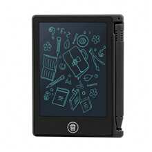 Tableta de Dibujo Pizarra Mágica de 4 Pulgadas de LCD Borrable y de Bolsillo - Negro - Ver 2