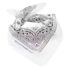 1條多功能頭巾,嘻哈街舞,帶流蘇的休閒頭飾 - 白色 - 查看 2