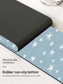 1pc Diatomaceous Mud Faucet Suction Pad, Bathroom Faucet Splash Pad, Moisture-Proof And Anti-Skid Faucet Pad, Drying Pad Suitable For Bathroom Countertops,  Kitchen And Bathroom Counter Accessories - Multicolor - View 5