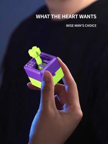 1pc Radish Shaped Manual Gearshift Keychain Stress Relief Pendant For Manual Transmission Available In Random Colors - Purple - View 1