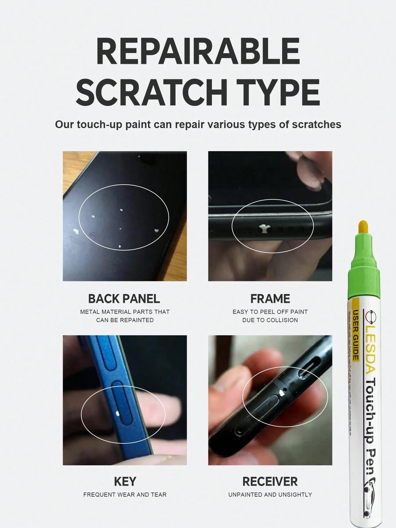 Touch Up Paint Compatible With IPhone(15/15plus Blue), Iphones Touch Up