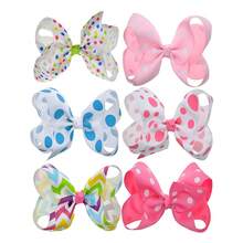 2入組3.9英寸髮箍,時尚兒童夾子髮箍,適用於節日 - 彩色 - 查看 1