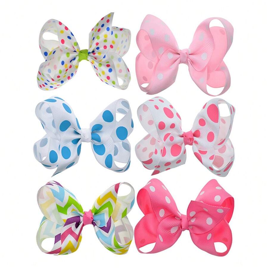 2入組3.9英寸髮箍,時尚兒童夾子髮箍,適用於節日 - 彩色 - 查看 1