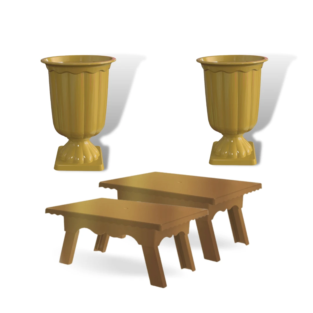 Party Backdrops - 金色 - 查看 1