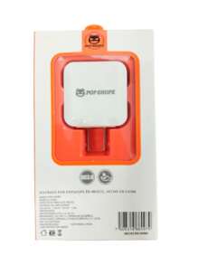 CARGADOR POP SHOPE! , CARGADOR USB A TIPO C, CARGA RAPIDA, CARGADOR - Blanco - Ver 2