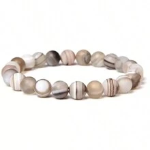 1 stuk 8 mm Prachtig Veel kleurig Steen Helende kristal Stretch Kraal Armbanden Voor mannen en vrouwen Casual Juwelen Feest