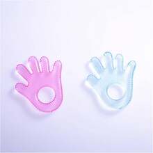 Mordedor Mãozinha Silicone Com Água Massageador De Gengiva - Pink - Visão 3