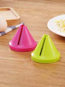 1入組多功能廚房螺旋切割器,蔬菜切割器,沙拉切碎器製作沙拉 - 綠色 - 查看 4