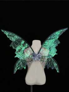 1pc Festival Party Performance Props Fairy Hot Gold Butterfly Wings Fairy Wings - Multicolor - View 2