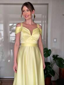 Bridesmaid Dresses - Yellow - View 5