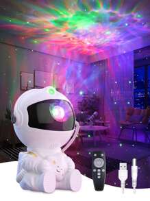 Astronaut Galaxy Star Projector Starry Night Light, Astronaut Light Projector With Nebula,Timer And Remote Control, Bedroom And Ceiling Projector, Best Gifts Astronaut Galaxy Projector Night Light  Lights For Bedroom - White - View 2