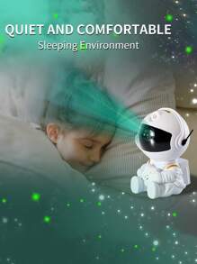 Astronaut Galaxy Star Projector Starry Night Light, Astronaut Light Projector With Nebula,Timer And Remote Control, Bedroom And Ceiling Projector, Best Gifts Astronaut Galaxy Projector Night Light  Lights For Bedroom - White - View 4