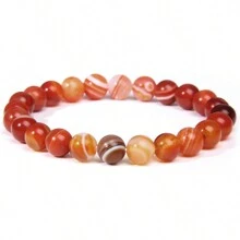 1 stuk 8 mm Prachtig Veel kleurig Steen Helende kristal Stretch Kraal Armbanden Voor mannen en vrouwen Casual Juwelen Feest