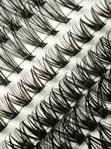16 Lines 320 Clusters 30d+50d Eyelash Extensions Diy False Eyelashes For Natural And Fashionable 3d Effect - D - View 6