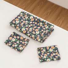 3pcs Printed Bedding Set: 1 Fitted Sheet Cover And 2 Pillowcases [No Bedsheet Included] - Light Color and Fragrance - View 9