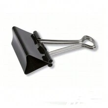 Extra Large Binder Clips (10 Pack) 2 Inch, Big Paper Clamps For Office Supplies, Black - Black - View 1